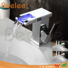 Modern Design Waterfall LED Tap with Open Spout